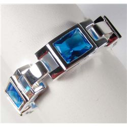 10465 - TOPAZ SILVER BRACELET MARKED .925