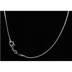 11122 - SILVER PLATED NECKLACE MARKED .925