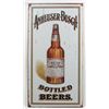 Image 1 : 10114 - ANHEUSER BUSH BEER ADVERTISING METAL SIGN