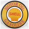 Image 1 : 10116 - SHELL MOTOR OIL ADVERTISING ROUND METAL SIGN