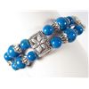 Image 1 : 10445 - TIBETAN SILVER JADE BRACELET