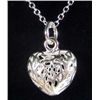 Image 1 : 9191 - SILVER HEART PENDANT W/ CHAIN MARKED .925