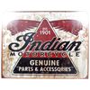 Image 1 : 9982 - INDIAN MOTORCYCLE ADVERTISING METAL SIGN