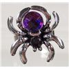 Image 1 : 8380 - GEMSTONE SPIDER RING