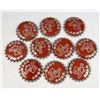 Image 1 : 1461 - LOT OF 8 RED ARROW ROOT BEER SODA CAPS