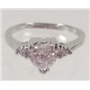 Image 1 : 1787 - WHITE GOLD PLATED TOPAZ RING - SZ. 7