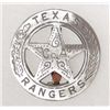 Image 1 : 2257 - TEXAS RANGERS - CO. A METAL BADGE COLLECTIBLE
