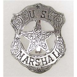 2261 - US MARSHALL METAL BADGE COLLECTIBLE