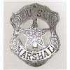 Image 1 : 2261 - US MARSHALL METAL BADGE COLLECTIBLE