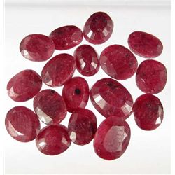 659 - LOT OF 158.1 NATURAL RUBY GEMSTONES