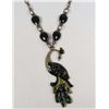Image 1 : 2144 - PEACOCK PENDANT WITH CHAIN