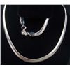 Image 1 : 2327 - SILVER NECKLACE & BRACELET SET - MARKED 925