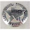 Image 1 : 1232 - TEXAS RANGERS 180TH ANNIVERSARY LAW BADGE - PINBACK