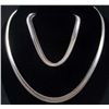 Image 1 : 1720 - SILVER NECKLACE & BRACELET SET - MARKED 925