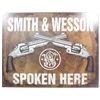 Image 1 : 10065 - SMITH AND WESSON ADVERTISING METAL SIGN