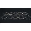 Image 1 : 11024 - SET OF 10 SILVER PLATED RINGS MARKED .925