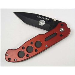 10862 - TATER HILL KNIFE WERKS FIRE FIGHTER POCKET KNIFE APPROX. " 4.5