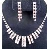 Image 1 : 8966 - GORGEOUS RHINESTONE NECKLACE AND EARRING SET