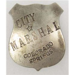 10779 - COLORADO SPRINGS CITY MARSHALL LAW BADGE