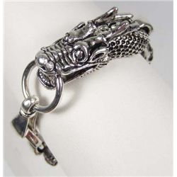 10805 - SILVER DRAGON BRACELET MARKED .925