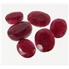 Image 1 : 6579 - 64.7 CTW - LOT OF 6 - NATURAL OVAL CUT RUBIES