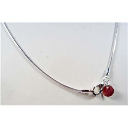 10229 - SILVER CHAIN NECKLACE MARKED .925