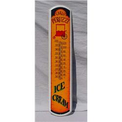 Lot 001: Carlo Peruzzi Thermometer Sign