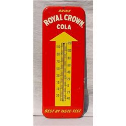 Lot 004: Royal Crown Thermometer Sign