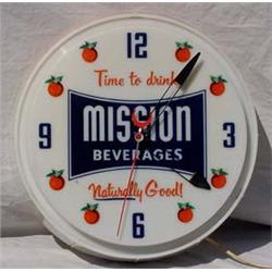 Lot 005: Mission Soda Lighted Electric Clock