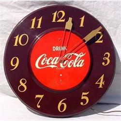 Lot 006: Coca Cola Tin Clock