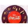 Image 2 : Lot 006: Coca Cola Tin Clock