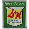 Image 1 : Lot 011: S & H Green Stamp Hanging Sign