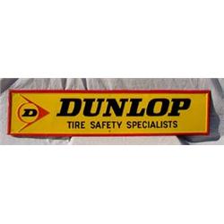 Lot 013: Dunlop Tire Tin Sign