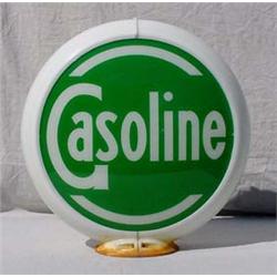 Lot 016: Green Gasoline Globe