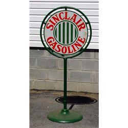 Lot 049: Sinclair Lollipop Porcelain Sign