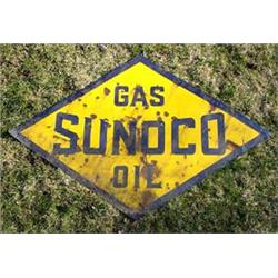 Lot 053_C: Sunoco Oil Sign