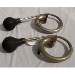 Lot 071: Pair of Squeeze Bulb Car Horns