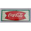 Image 1 : Lot 072: Tin "Coca-Cola Sign of Good Taste"