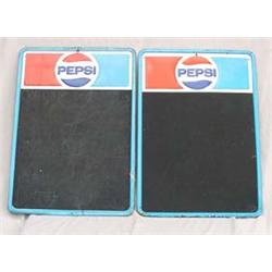 Lot 075: Pair of Pepsi Chalk Board Signs