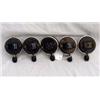 Image 4 : Lot 090: Five (5) Matching Glass Automotive Lamps