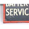 Image 2 : Lot 100: Tin "USL Battery Service" Advertising Sign