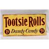 Image 1 : Lot 110: Tin "Tootsie Rolls" Advertising Sign