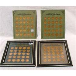 Lot 115: Four (4) Sheets of Antique Car Coin Collection