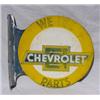 Image 1 : Lot 117: Metal "We Use Genuine Chevrolet Parts" Advertising Sign