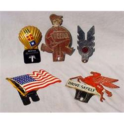 Lot 120: Five (5) License Plate Decorations