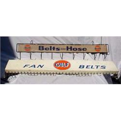 Lot 126: Pair of Gulf Fan Belt Racks