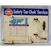 Image 1 : Lot 127: Gulf "Safety Car-Chek Service" Sign