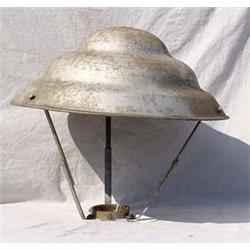 Lot 133: Tin Dome Gas Pump Cover