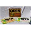 Image 1 : Lot 136: Three (3) "Squirt Soda" Open & Closed Signs