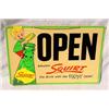 Image 4 : Lot 136: Three (3) "Squirt Soda" Open & Closed Signs